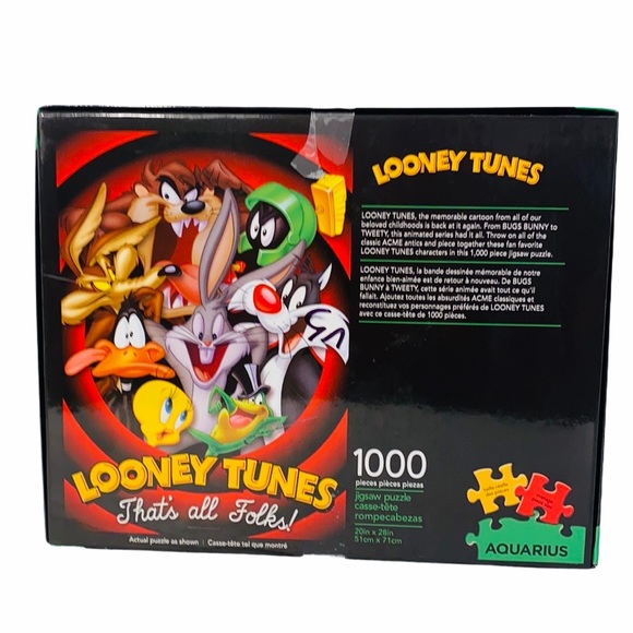 1000 pc Looney Tunes Puzzle by Aquarius - Picture 2 of 7